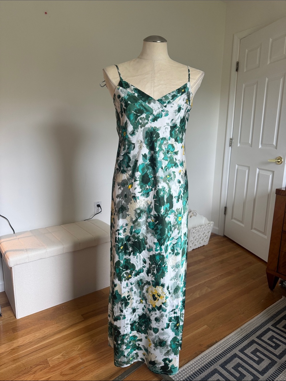 Lucky Brand Green Floral summer Dress